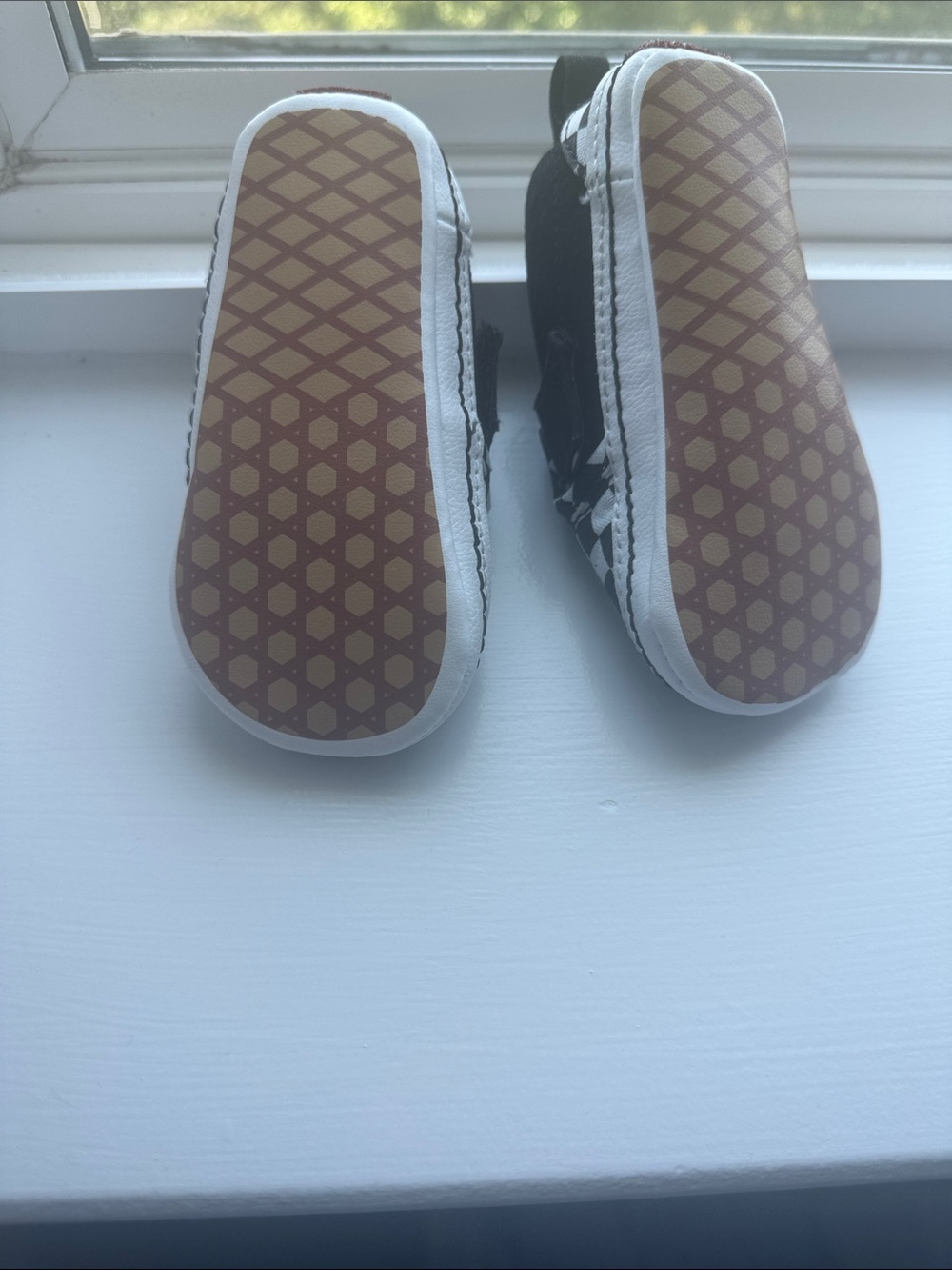 Infant Checkerboad Vans Unisex Sneaker Shows SZ 4 - Picture 5 of 6